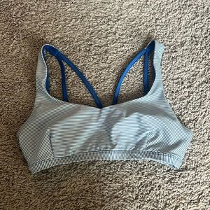 Striped Sports Bra